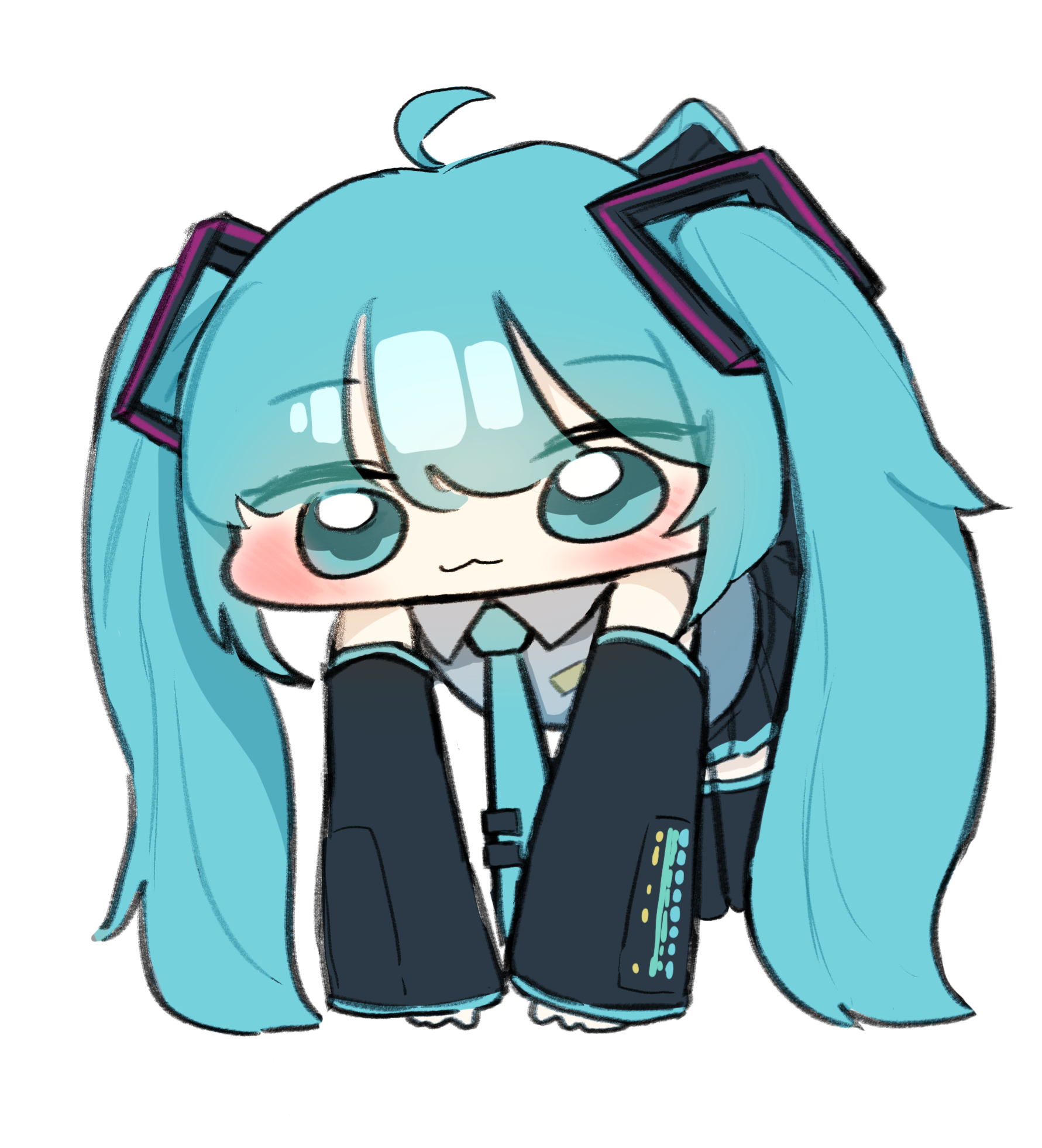 미쿠 아크릴 키링