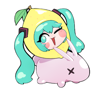 레몬 미쿠 키링