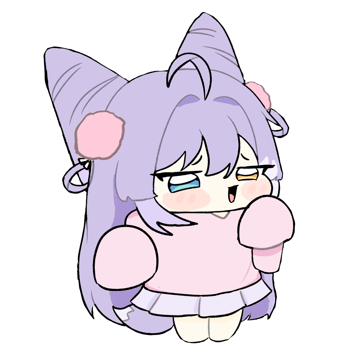 모에소매 부키 키링