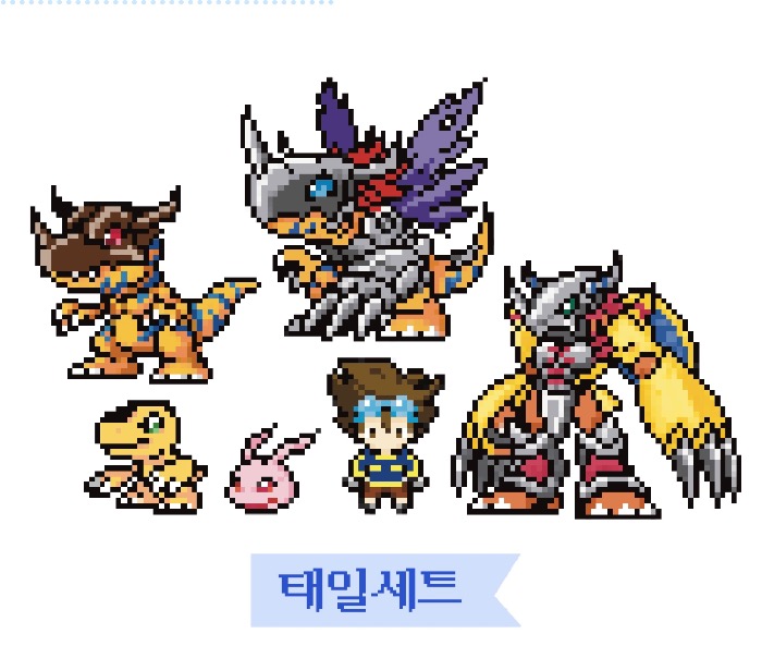 조각스티커6종(태일세트)
