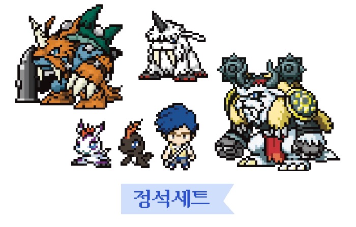 조각스티커6종(정석세트)