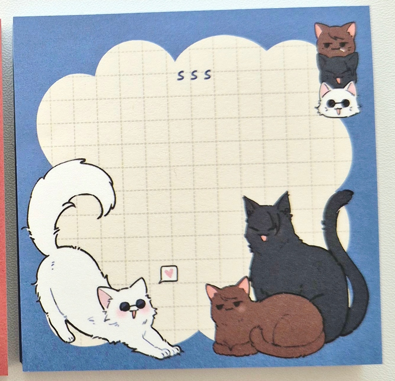 sss떡메모지 블루
