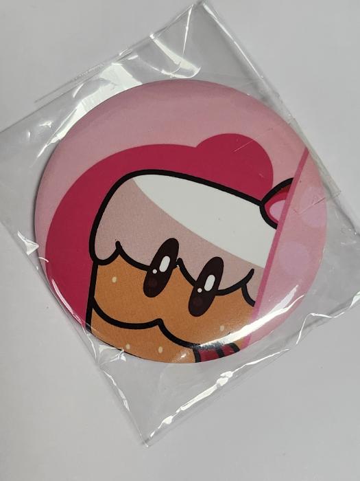 케이크 들개 핀뱃지