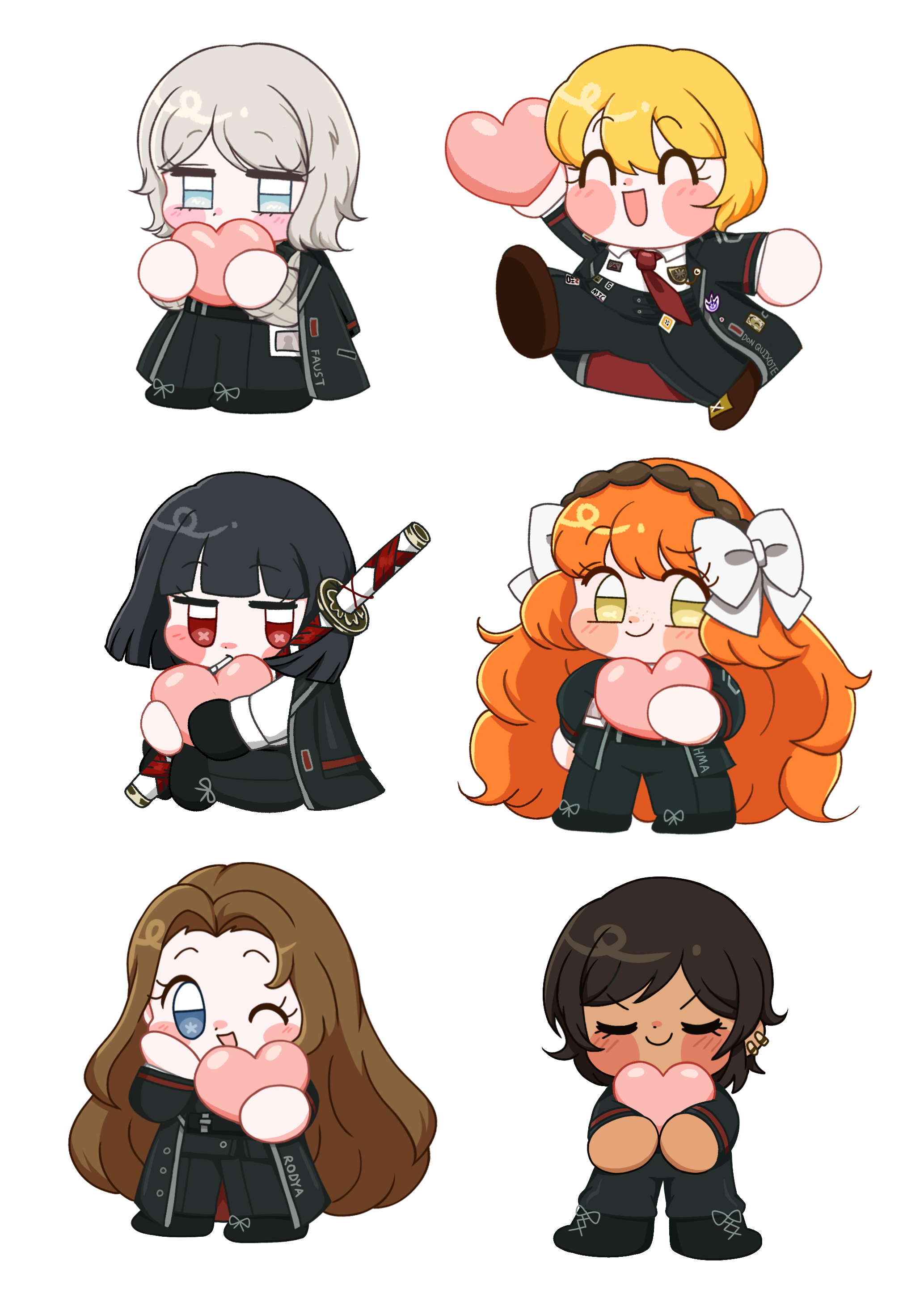 수감자 칼선 스티커