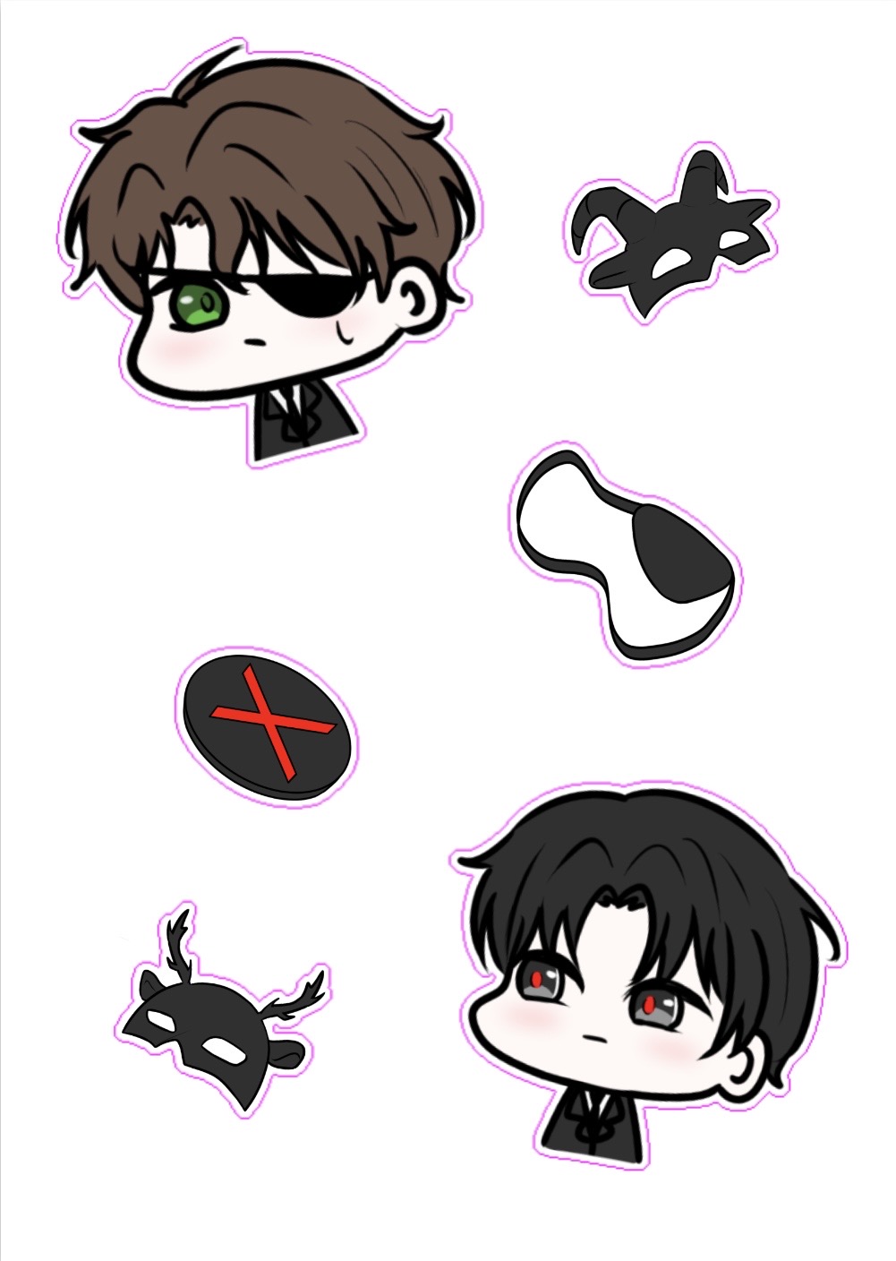 괴담출근 스티커