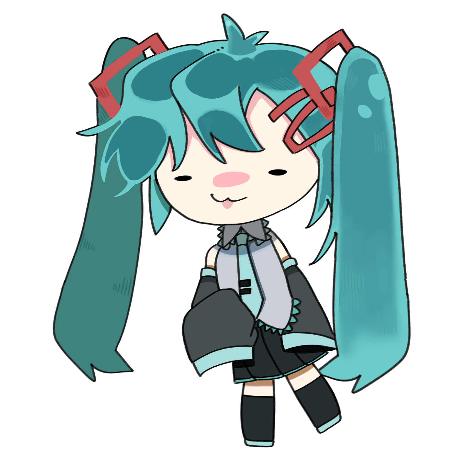 미쿠 아크릴 키링