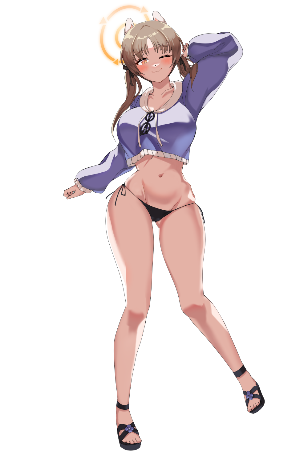 수영복 모에 스탠드 14cm