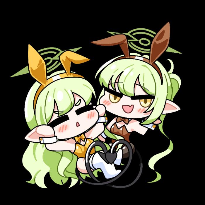 바니바니 노조미와 히카리 아크릴 키링