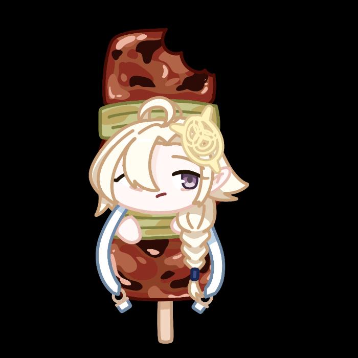 양념 닭꼬치 아야메 아크릴 키링