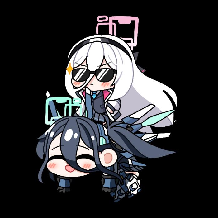 슝슝 케이와 아리스 아크릴 키링