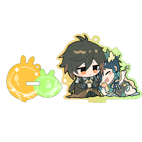 -할인중- 원신 종려 벤티 아크릴 키링 스탠드