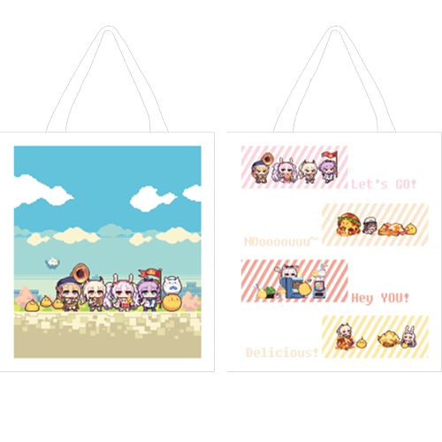 -할인중- 벽람항로 도트 캐릭터 에코백