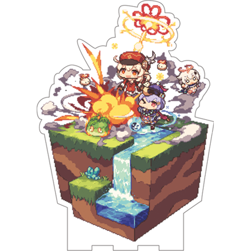 -할인중- 원신 클레의 모험 아크릴 스탠드