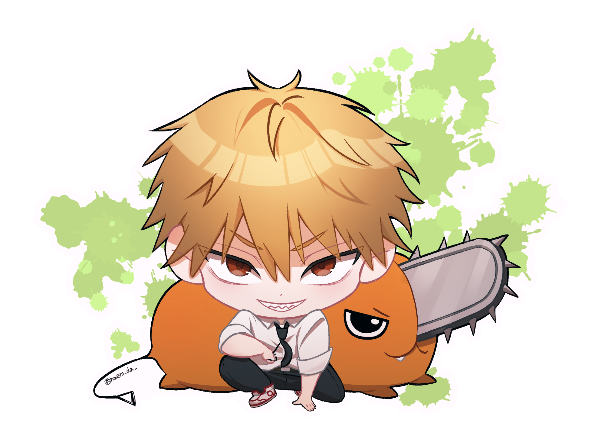 덴지 SD 아크릴 키링