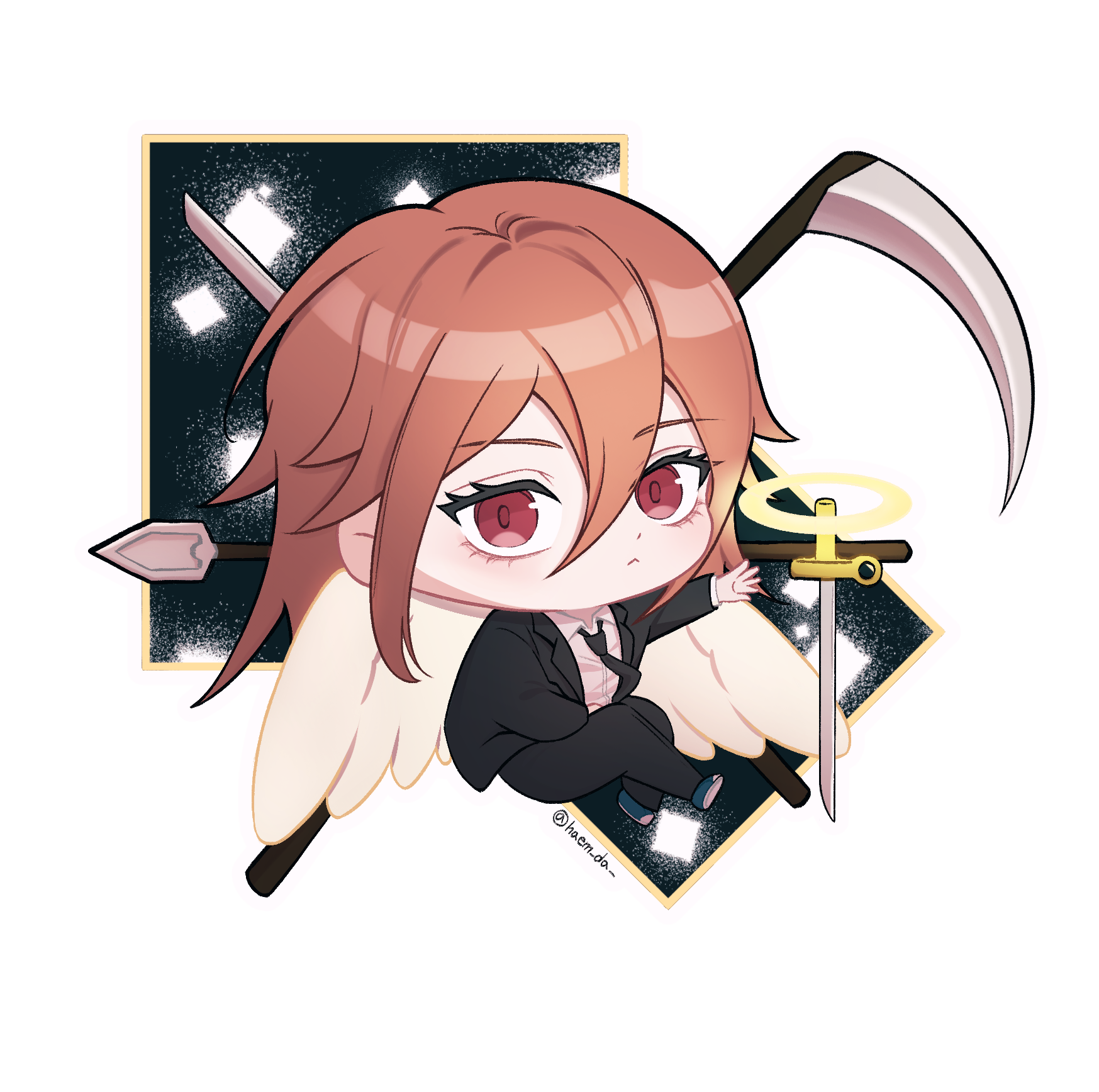 천사 SD 아크릴 키링