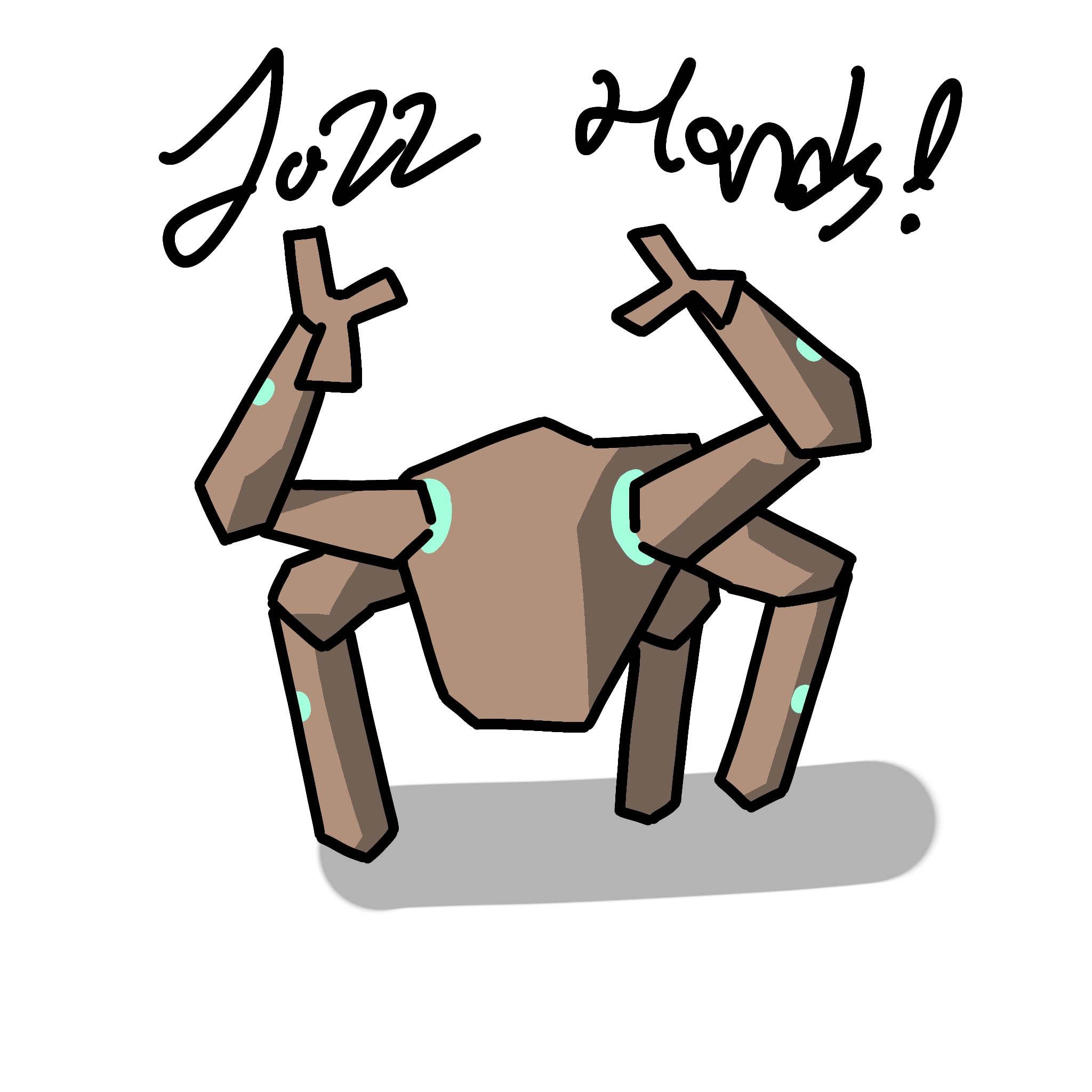 [H.1] 록키 재즈 손 키링(양면인쇄)