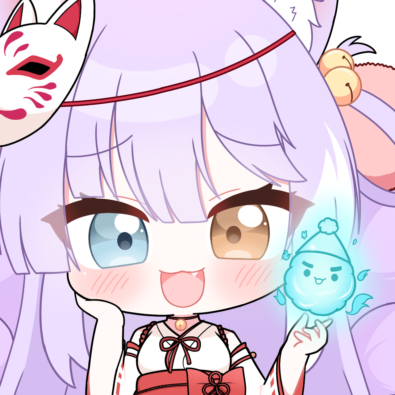 시부키 세트 (기본의상+신의상+구미호 의상)