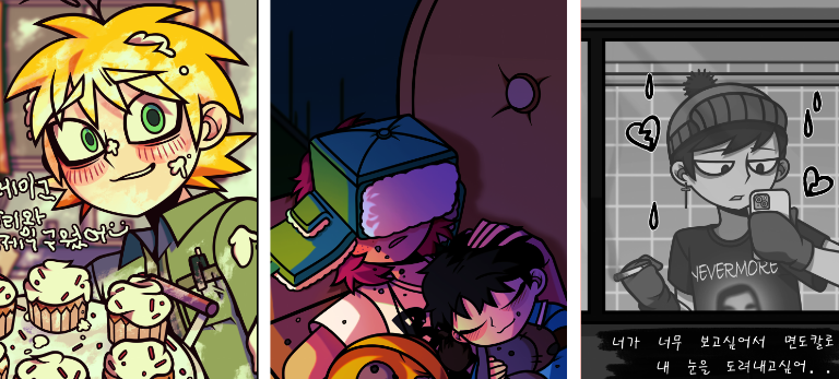 셀카 엽서 세트