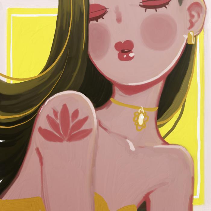 사각엽서 - 옐로