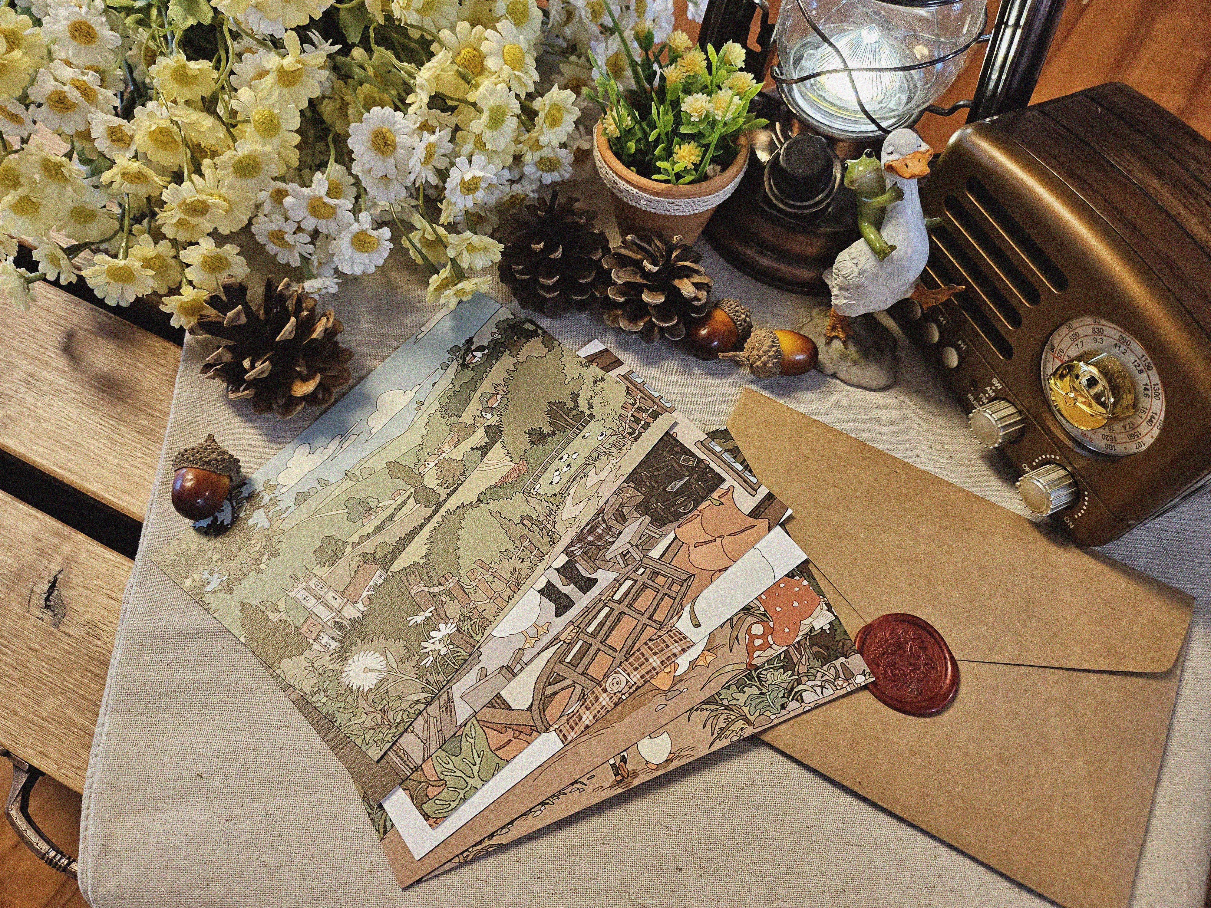 등불을 든 소녀 엽서세트