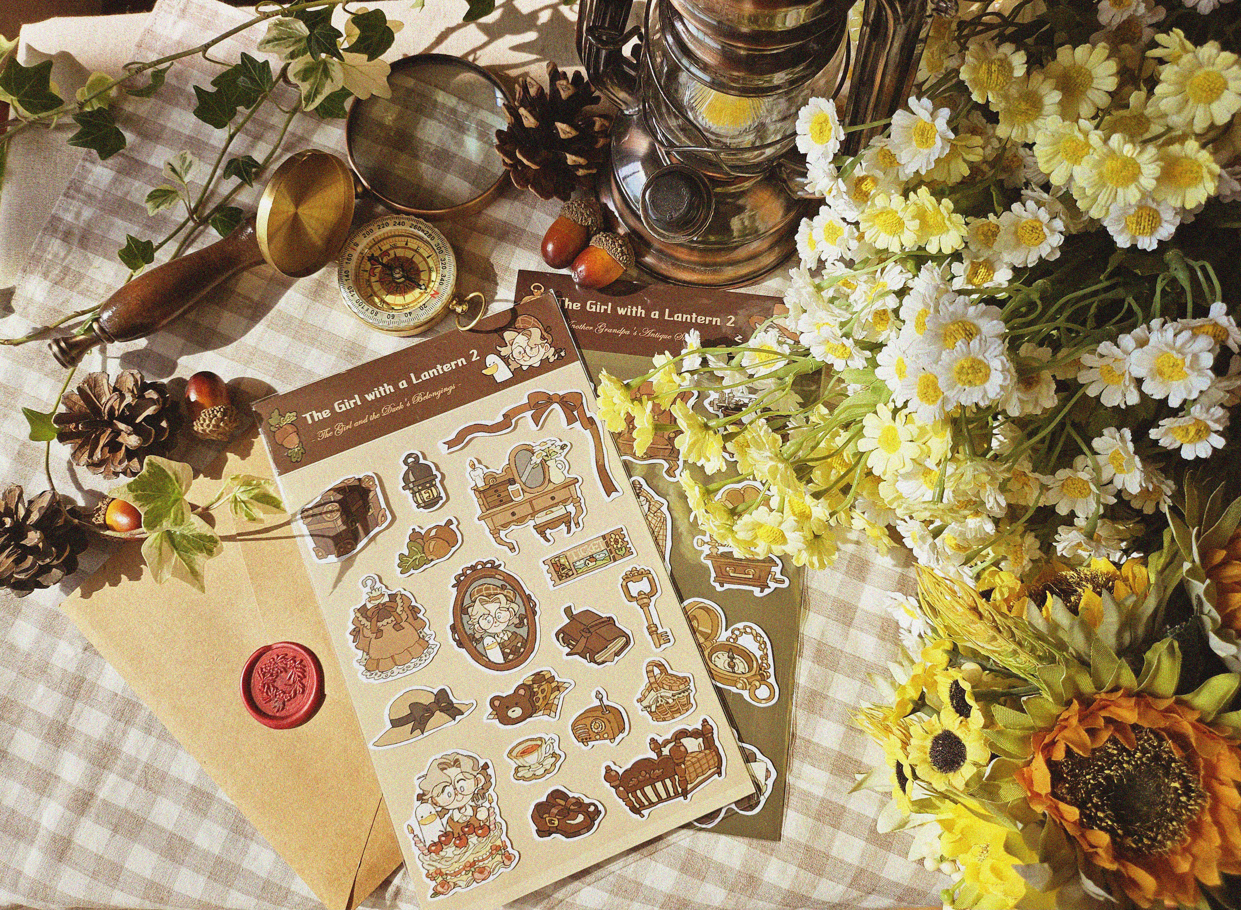 등불을 든 소녀2 스티커세트