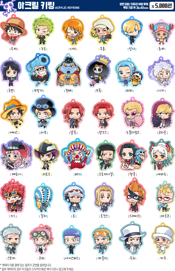 양면 아크릴 키링