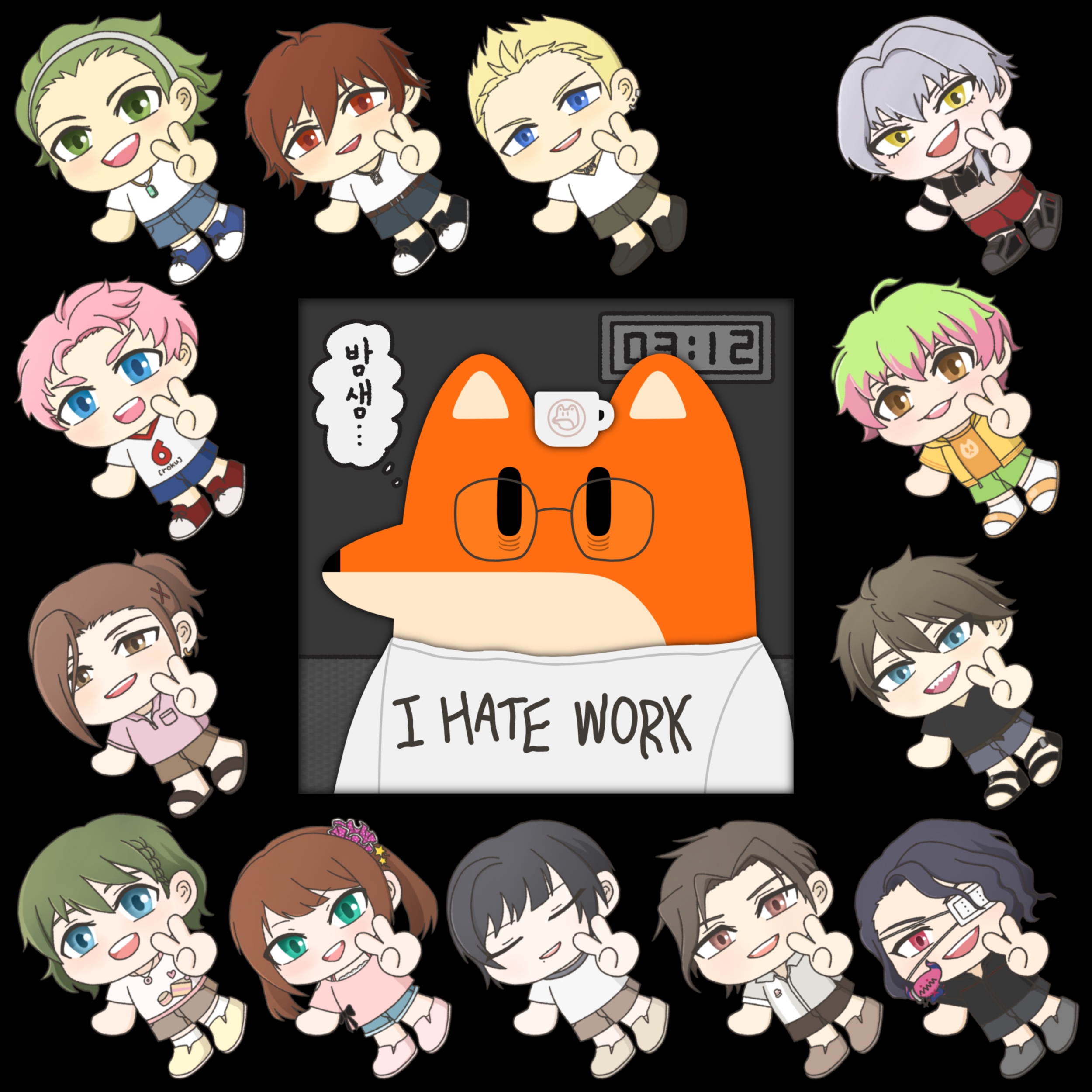 여우개(오리지널) / 아이돌마스터 사이드엠